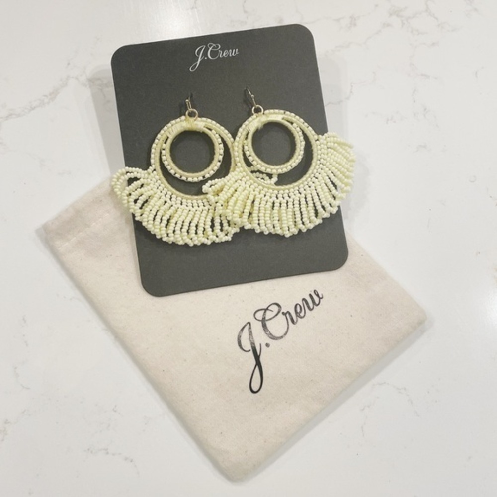 J. Crew Beaded Statement Earrings